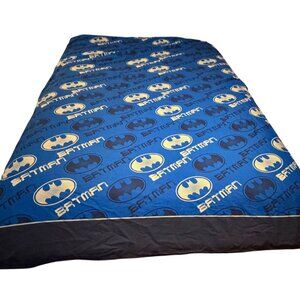 TM & DC Comics Batman Twin Size Flat Sheet Cotton Blend Size 64 x 90 in. (READ)